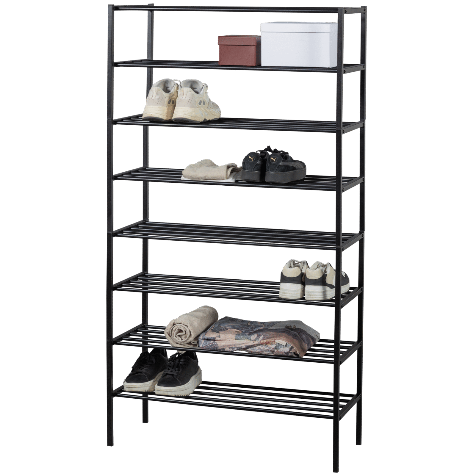 WOOOD Botník FERRO kovový černý