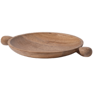 BePureHome Designová dřevěná mísa SEEMLY kulatá