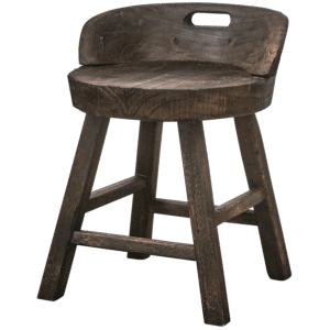 WOOOD Stolička ROSALIE tmavě hnědá