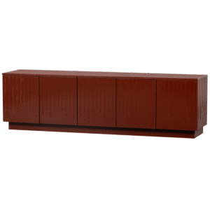 BePureHome TV stolek PENCIL 180 cm cihlový