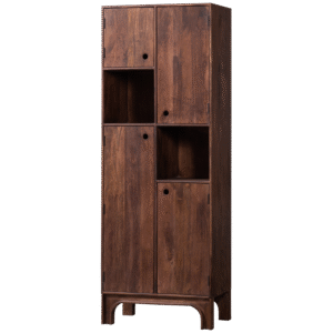 WOOOD Dřevěná skříň STAES 210x75 cm hnědá