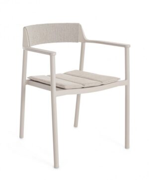 BIZZOTTO Zahradní židle ROPERY béžová