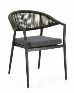 BIZZOTTO Zahradní jídelní židle MILLOR zelená