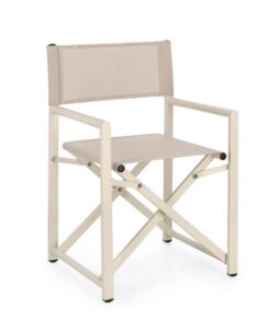 BIZZOTTO Zahradní skládací židle TAYLOR světlá