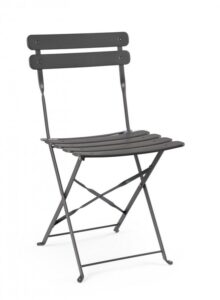BIZZOTTO Skládací zahradní židle YASMIN černá