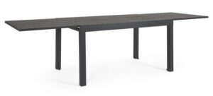 BIZZOTTO Rozkládací zahradní stůl CLIV antracit 135/270x90 cm