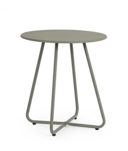 BIZZOTTO Kulatý konferenční stolek JABLE zelený ø45 cm