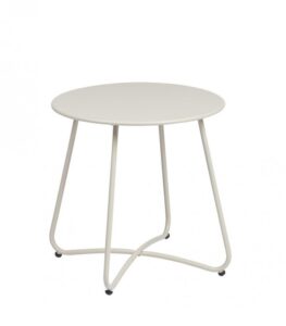 BIZZOTTO Kulatý konferenční stolek AUSTIN krémový ø45 cm