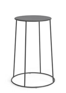 BIZZOTTO Kulatý konferenční stolek AUSTIN antracit ø35 cm