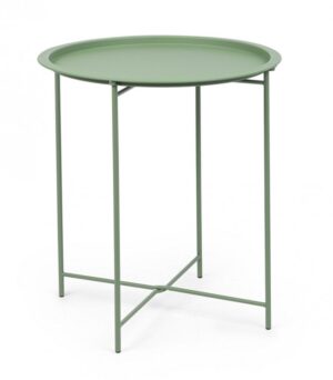 BIZZOTTO Kulatý konferenční stolek AUSTIN zelený ø46 cm
