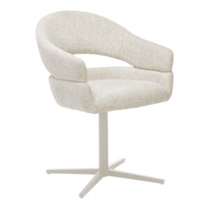 House Nordic Otočná jídelní židle DOVER světle šedá