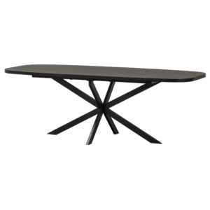 WOOOD Rozkládací jídelní stůl ARROS 180-220x90 cm černý