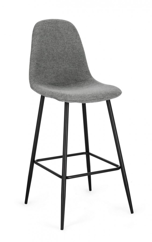 BIZZOTTO Barová židle NEW IRELIA šedá