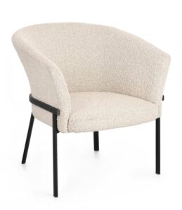 BIZZOTTO Křeslo PUKA krémové