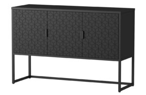 WOOOD Dřevěný TV stolek MILO černý