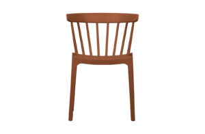 WOOOD Plastová jídelní židle BLISS terracota