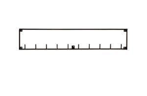 WOOOD Kovový věšák MEERT 83cm černý