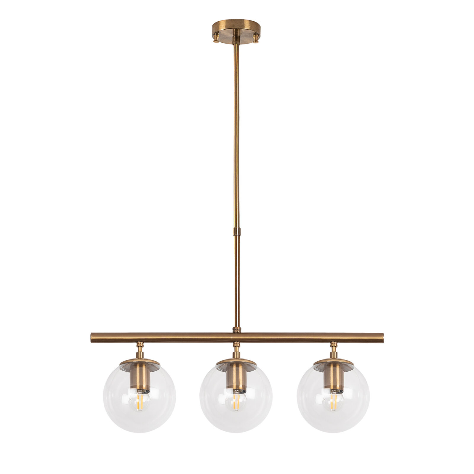 OPVIQ Závěsné osvětlení ATMACA čiré sklo