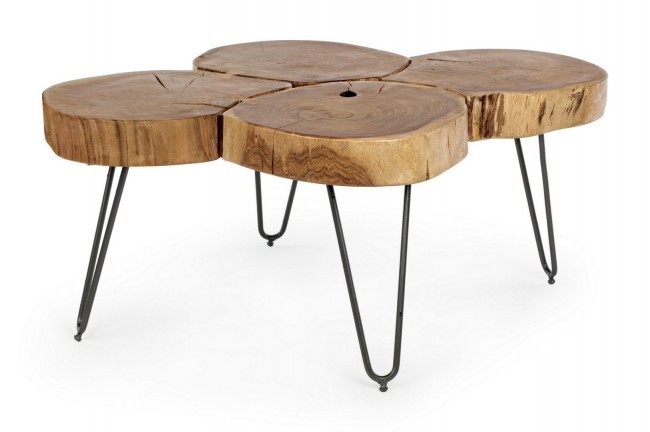 BIZZOTTO Konferenční stolek ORBITAL 90x60 cm