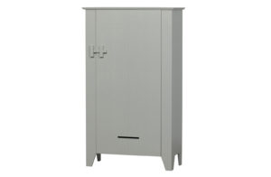 WOOOD Dřevěná komoda GIJS šedá