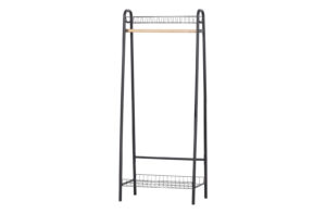 WOOOD Kovový věšák JOVI černá