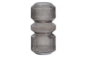 WOOOD Exclusive Skleněná váza LYLE tmavší zelená