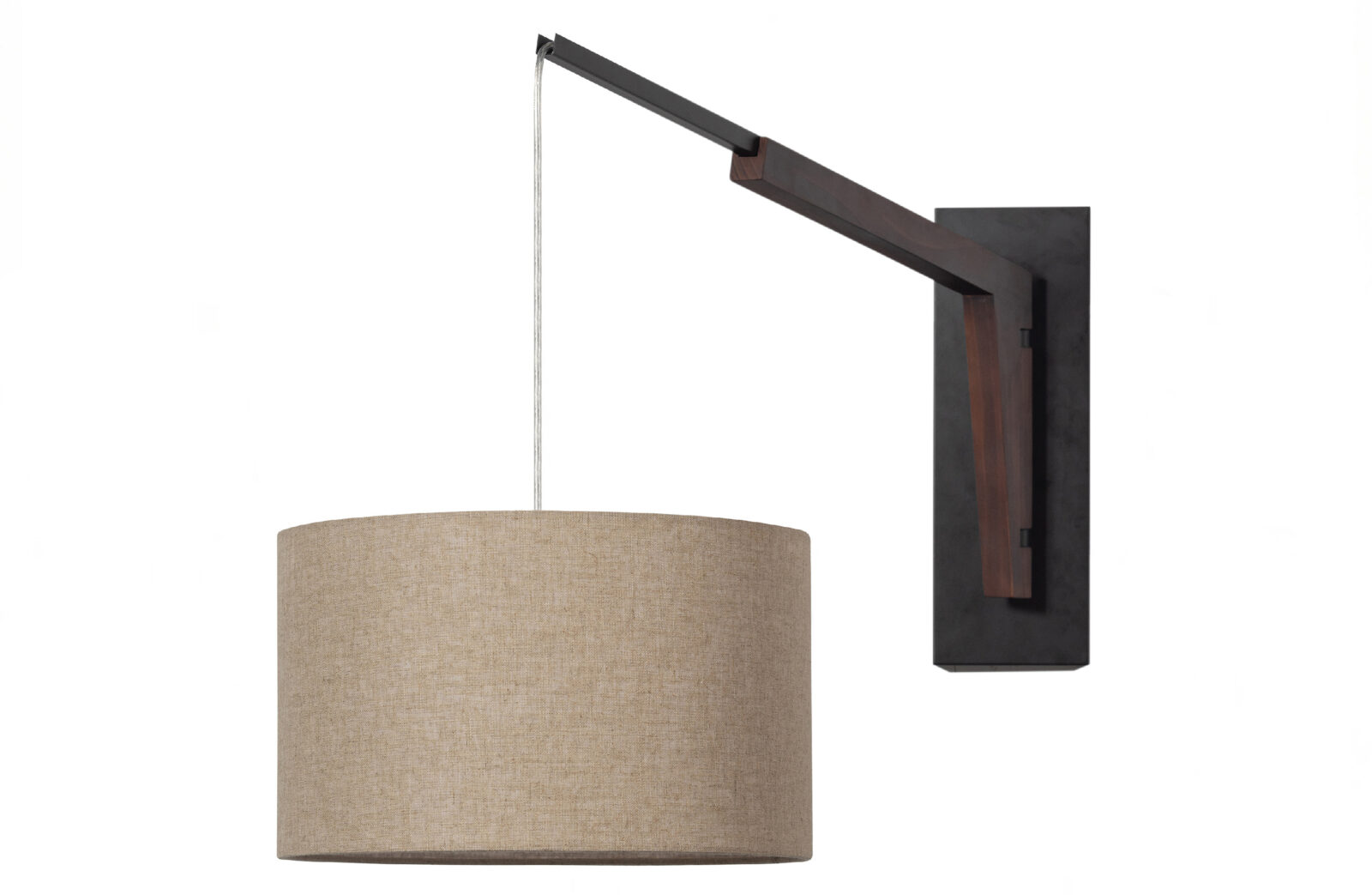 BePureHome Nástěnná lampa se stínidlem BRIM přírodní