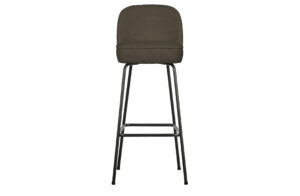 BePureHome Barová židle VOGUE zelená bouclé 80 cm