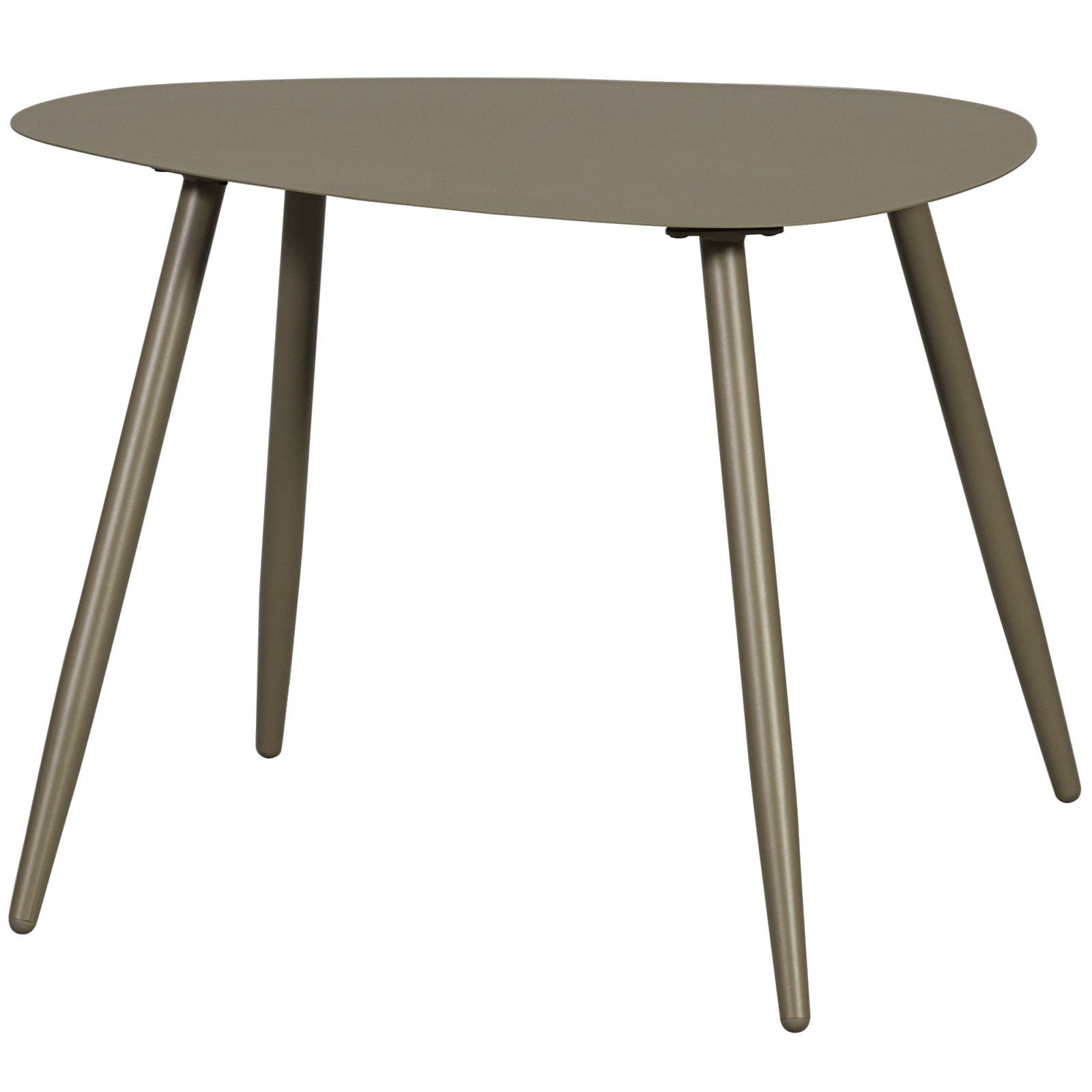 WOOOD Kovový konferenční stolek AIVY zelený 50x68cm