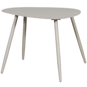 WOOOD Kovový konferenční stolek AIVY světle šedý 50x68cm