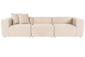 Hanah Home Třímístná pohovka LORA broskvová 303 cm