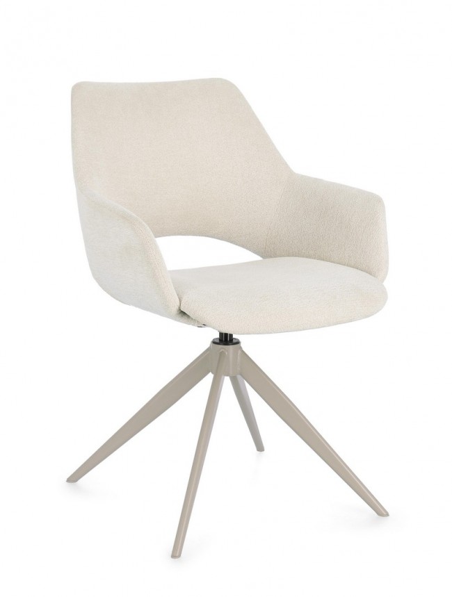 BIZZOTTO Otočná jídelní židle VIVIAN světlá