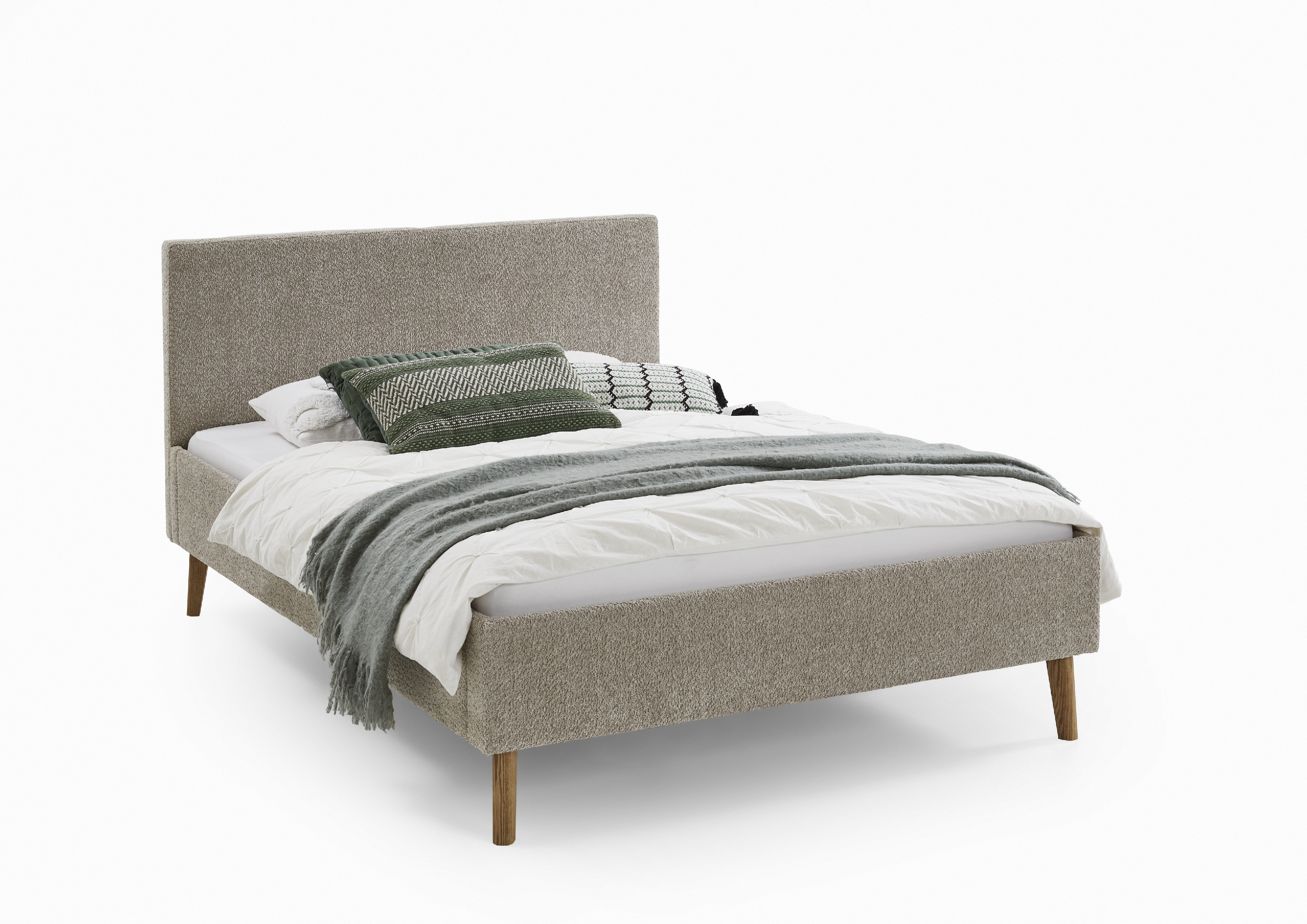 MEISE MÖBEL Čalouněná postel KRETA 140x200cm taupe