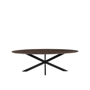 LABEL51 Jídelní stůl JAMES tmavě hnědý 210 cm