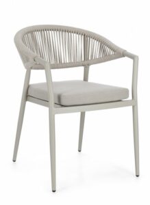 BIZZOTTO Zahradní jídelní židle MILLOR světlá