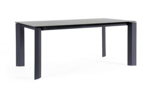 BIZZOTTO Zahradní jídelní stůl OTAVIO 180x95 cm antracit