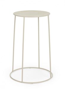 BIZZOTTO Kulatý konferenční stolek AUSTIN krémový ø35 cm