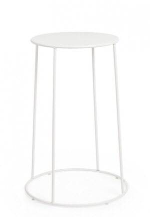 BIZZOTTO Kulatý konferenční stolek AUSTIN bílý ø35 cm