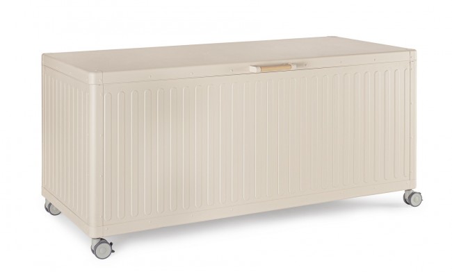 BIZZOTTO Zahradní úložný box OCEAN béžový 165x72 cm