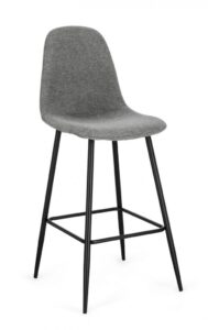 BIZZOTTO Barová židle NEW IRELIA šedá