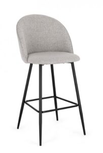 BIZZOTTO Barová židle TANYA šedá