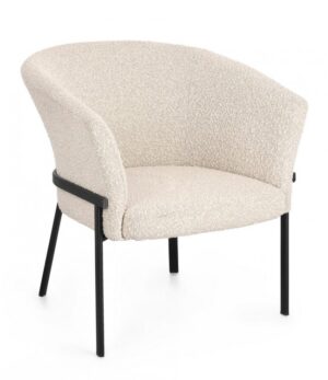 BIZZOTTO Křeslo PUKA krémové