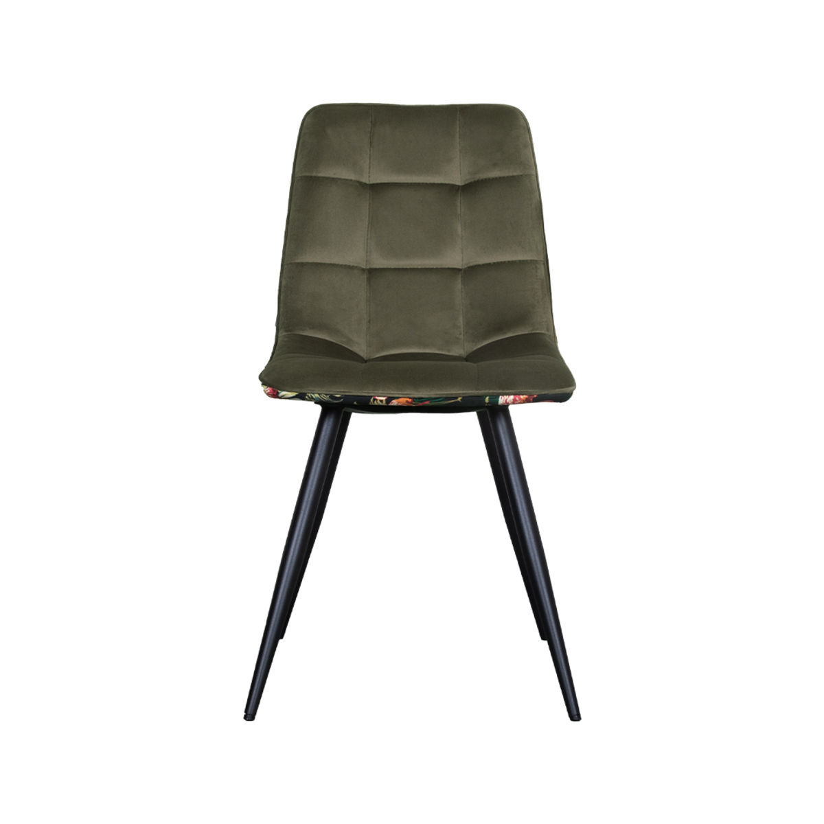 LABEL51 Jídelní židle BISTRO samet s exotickým vzorem