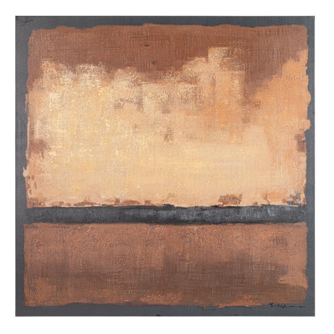 BIZZOTTO Obraz BANDY hnědý 140x140 cm