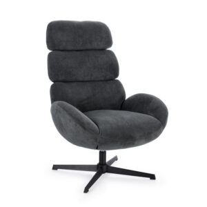 BIZZOTTO Otočné křeslo VIOLANTE BLACK