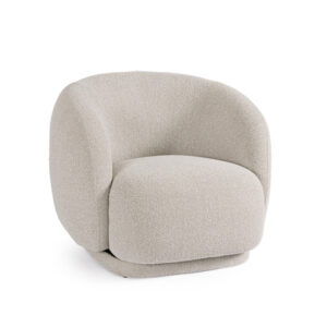 BIZZOTTO Otočné křeslo BRITTANY NATURAL