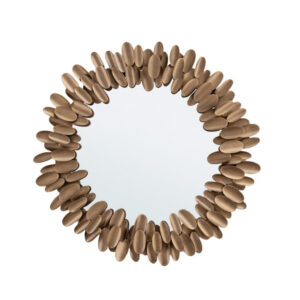 BIZZOTTO Kulaté zrcadlo MIRAT zlaté 85 cm