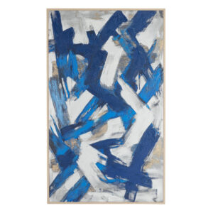 BIZZOTTO Obraz BOLD modrý 124x204 cm