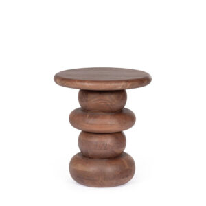 BIZZOTTO Odkládací stolek LOPEZ 40 cm hnědý