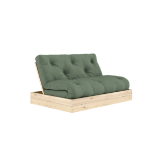 KARUP Rozkládací pohovka FLIP olivově zelená 145 cm